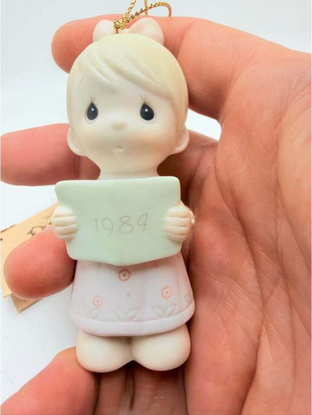 Precious Moments 1984 Girl Ornament